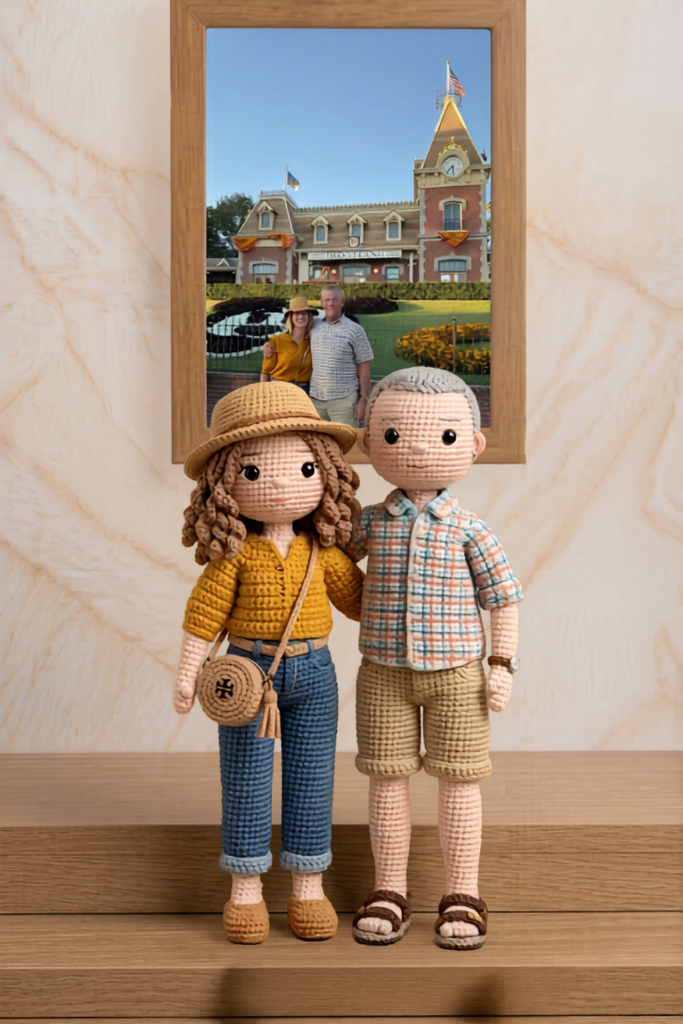 Personalized Wedding Crochet Dolls From Photo – Custom Couple Keepsake Gift