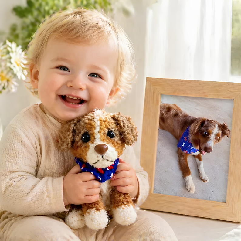 Personalized Crochet Cat From Photo – Custom Pet Keepsake Plush Gift