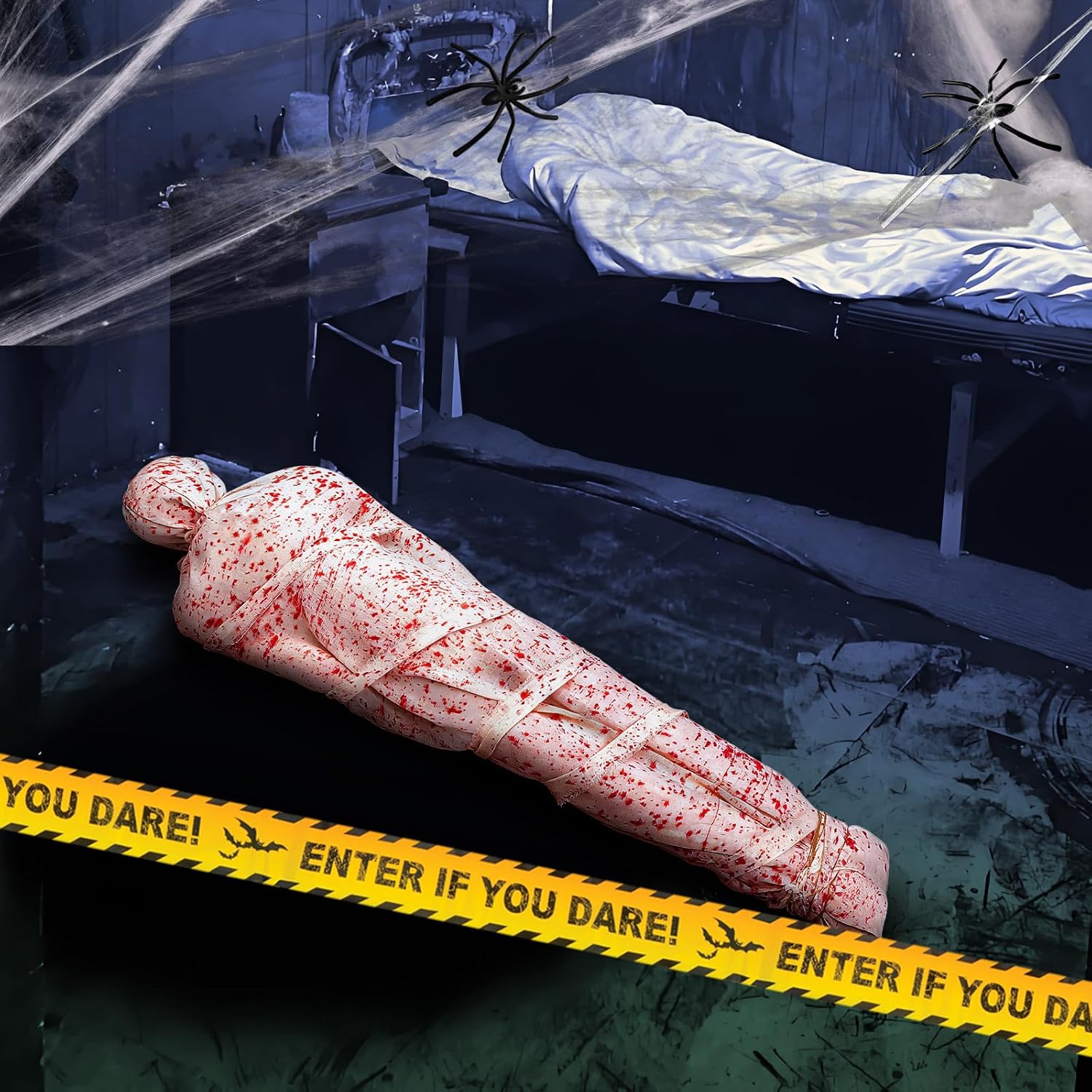 Hanging Corpse Dead Body Bags Props Halloween Decorations