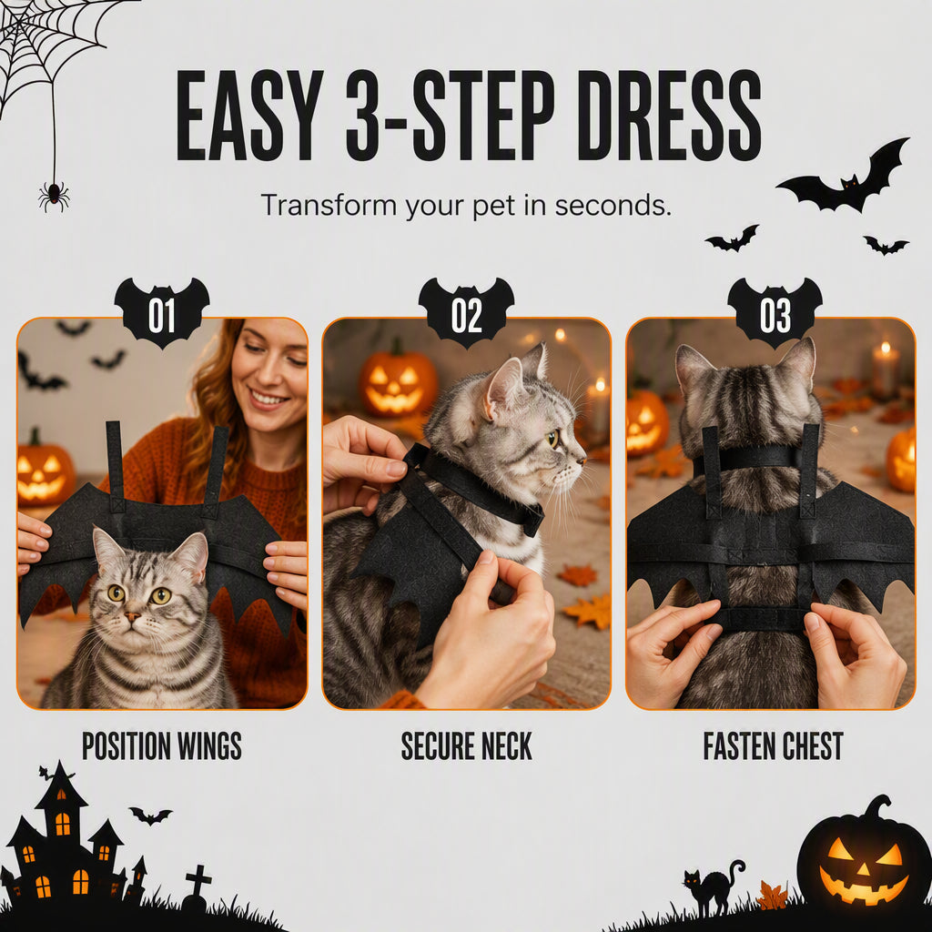Pet Bat Halloween Costume