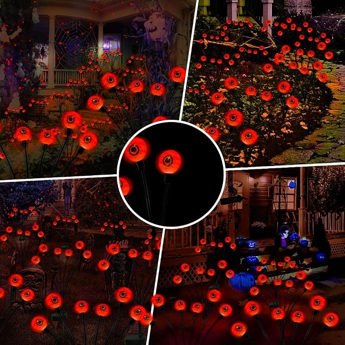 Outdoor Halloween Decorations Solar Spooky