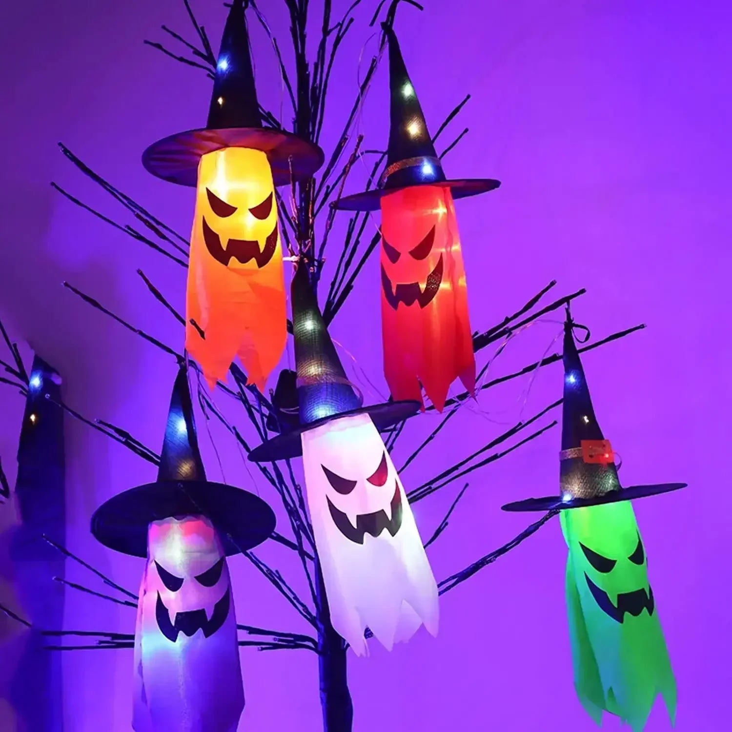 Halloween Witch Hat String Lights