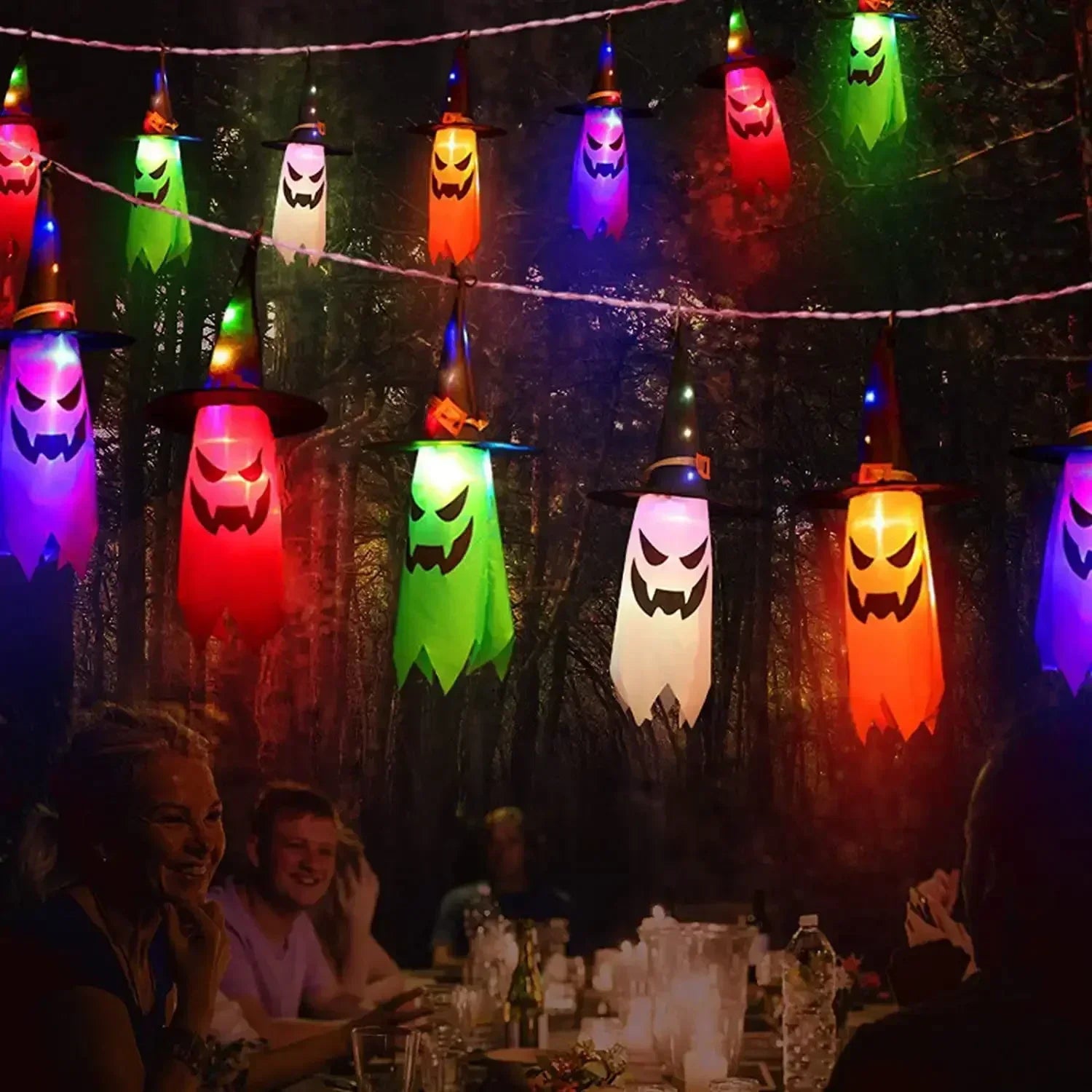 Halloween Witch Hat String Lights