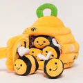 Bee Hive Sensory Plush Set – Soft Montessori Toy for Toddlers