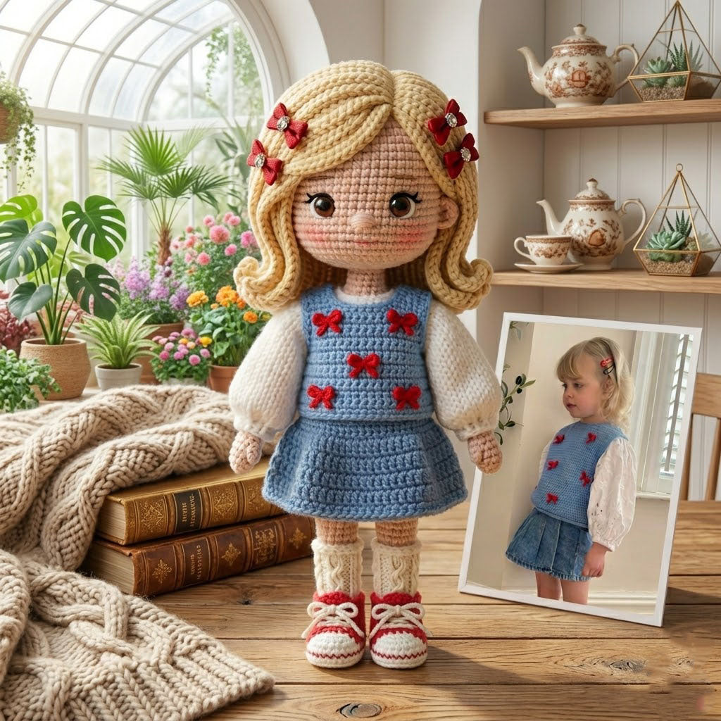 Personalized Crochet Doll From Photo