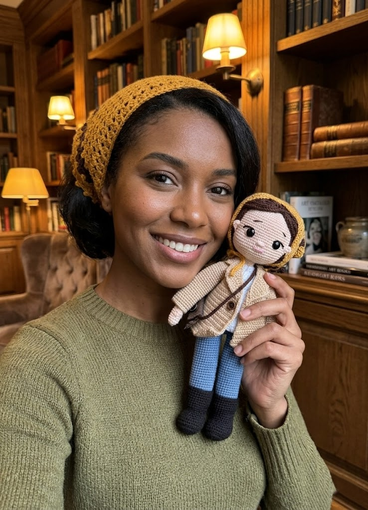 Custom Mini Me Crochet Doll From Photo