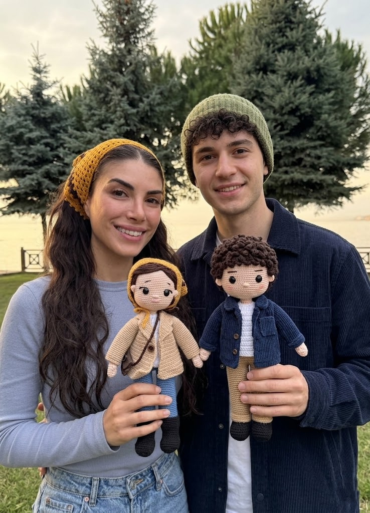 Custom Mini Me Crochet Doll From Photo