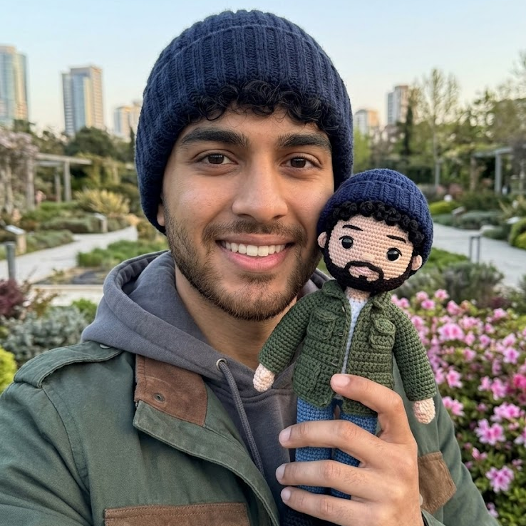 Custom Mini Me Crochet Doll From Photo