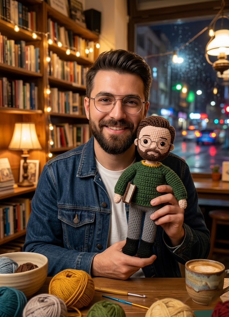 Custom Mini Me Crochet Doll From Photo