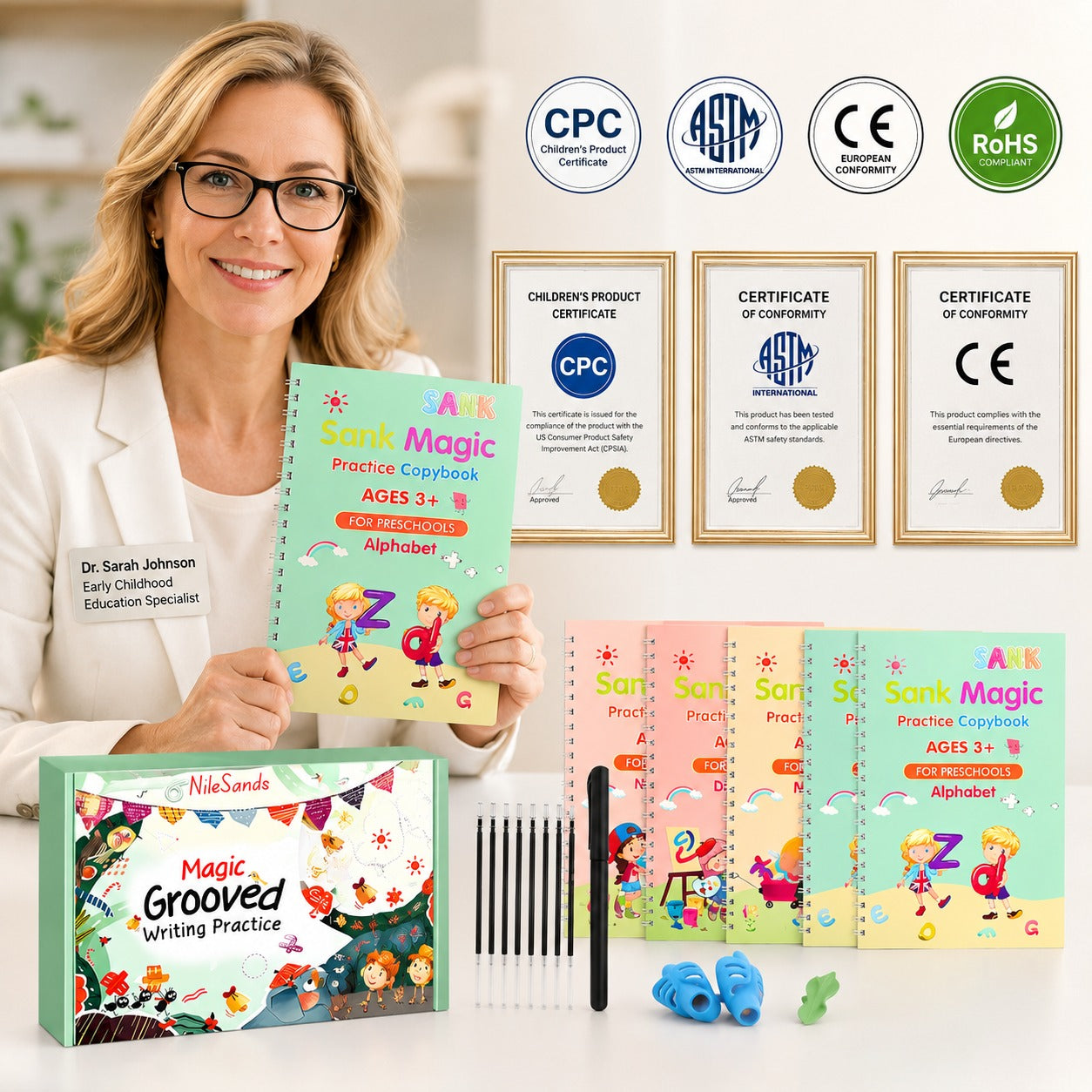 Magic Practice Copybook Set — Write, Trace & Learn Through Play