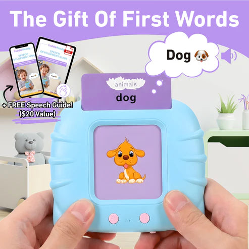 🎓 Montessori Talking Flash Cards — Learn First Words Through Play