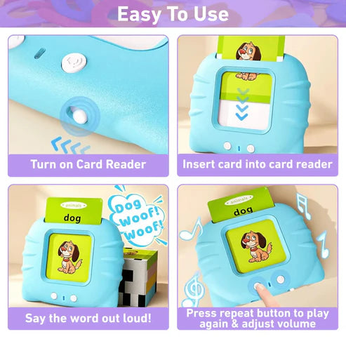 🎓 Montessori Talking Flash Cards — Learn First Words Through Play