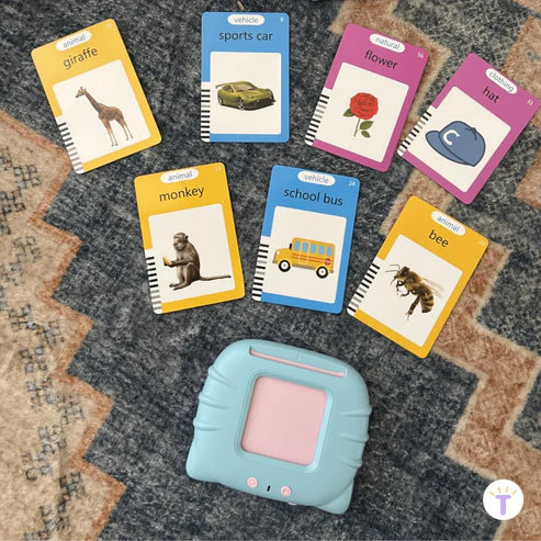 🎓 Montessori Talking Flash Cards — Learn First Words Through Play